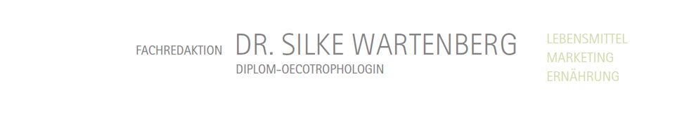 Dr. Silke Wartenberg, Diplom-Oecotrophologin, Fachjournalistin, Wissenschaftsredakteurin und Lektorin